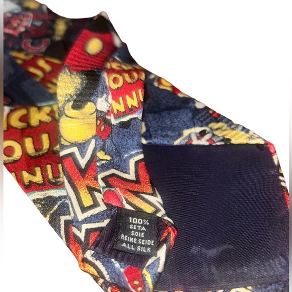 DISNEY Mickey Mouse Men’s Designer Tie| RARE - Picture 10 of 11